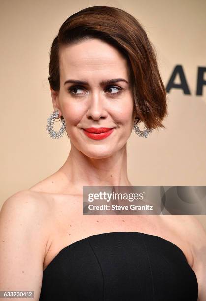 Sarah Paulson poses at the 23rd Annual Screen Actors Guild Awards at The Shrine Expo Hall on January 29, 2017 in Los Angeles, California.