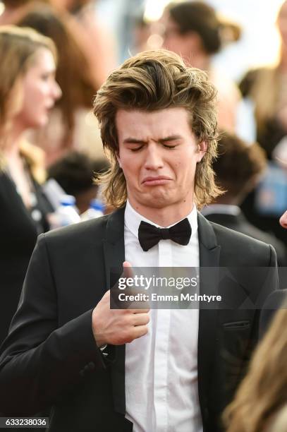 Actor Joe Keery arrives at the 23rd annual Screen Actors Guild Awards at The Shrine Auditorium on January 29, 2017 in Los Angeles, California.