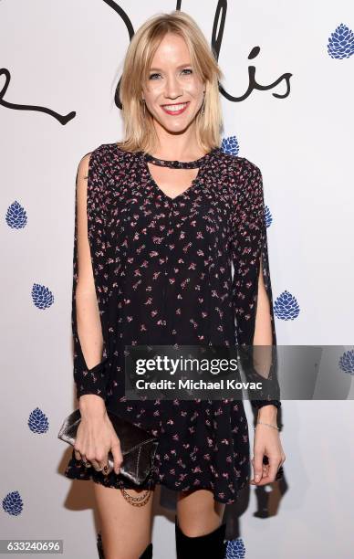 Actress Jessy Schram arrives at Tyler Ellis Celebrates 5th Anniversary And Launch Of Tyler Ellis x Petra Flannery Collection at Chateau Marmont on...