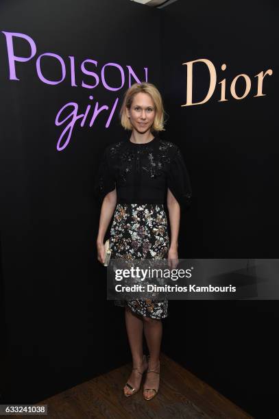 Indre Rockefeller attends NY Poison Club hosted by Dior with Camille Rowe on January 31, 2017 in New York City.