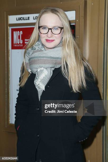 Actor Halley Feiffer attends the Opening Night of MCC Theater's "Yen" at Lucille Lortel Theatre on January 31, 2017 in New York City.