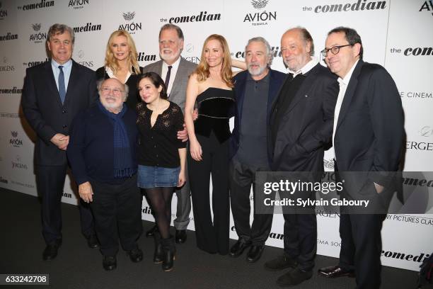 Tom Bernard, Danny DeVito, Veronica Ferres, Lucy DeVito, Taylor Hackford, Leslie Mann, Robert De Niro, Art Linson and Michael Barker attend The...