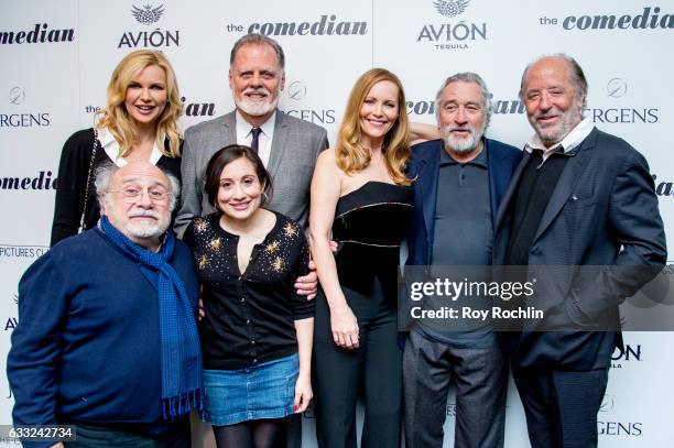 Danny DeVito, Veronica Ferres, Lucy DeVito, director Taylor Hackford, Leslie Mann, Robert De Niro and Art Linson attend a Screening Of Sony Pictures...