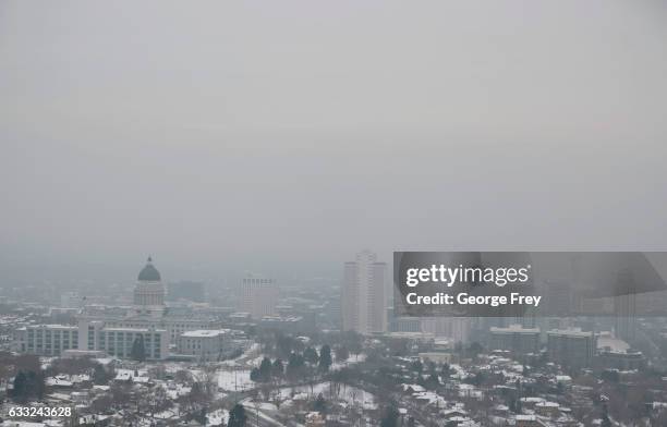 Inversion City 74 Inversion Salt Lake City Stock Photos, High-Res Pictures, and Images ...