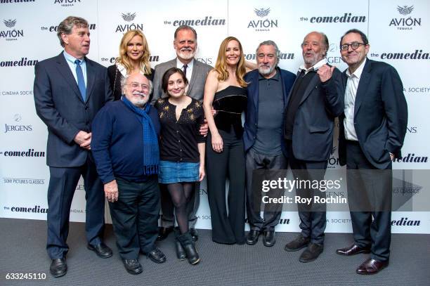 Danny DeVito, Veronica Ferres, Lucy DeVito, director Taylor Hackford, Leslie Mann, Robert De Niro and Art Linson attend a Screening Of Sony Pictures...