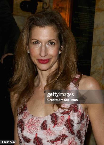 Actress Alysia Reiner attends the screening after party for the Sony Pictures Classics' "The Comedian" hosted by The Cinema Society with Avion and...