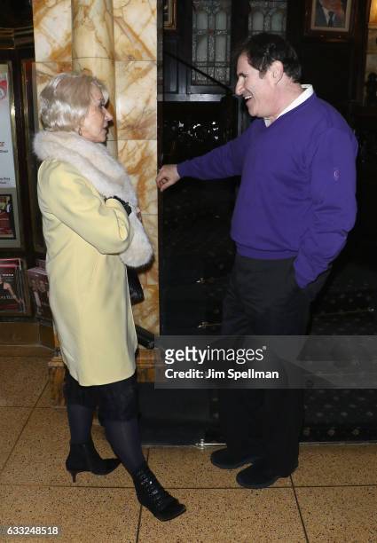 Actors Helen Mirren and Richard Kind attend the screening after party for the Sony Pictures Classics' "The Comedian" hosted by The Cinema Society...