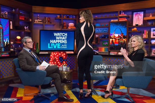 Pictured : Andy Cohen, Lisa Rinna and Eileen Davidson --