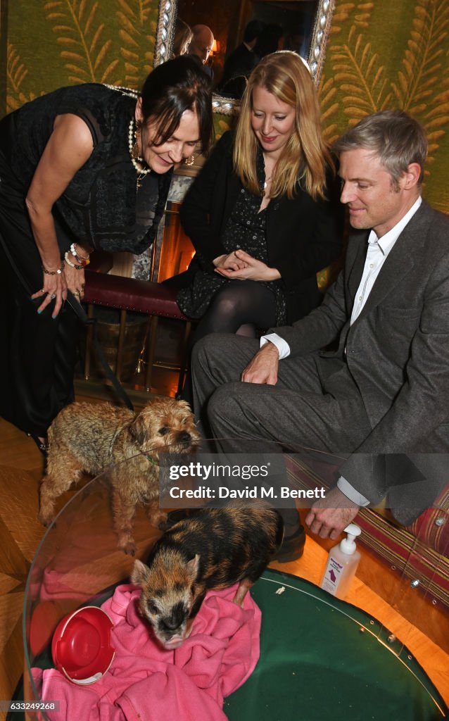 Alice Goldsmith Lucy Birley, Alice Rothschild and Zac Goldsmith attend the Farms Not ...