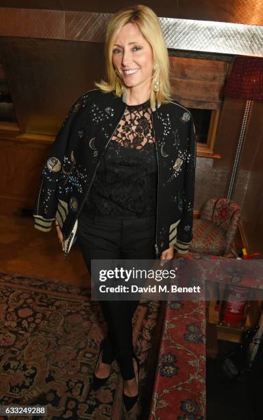 Princess Marie Chantal of Greece attends the Farms Not Factories #TurnYourNoseUp at Pig Factories benefit dinner 'Upstairs' at 5 Hertford Street on...