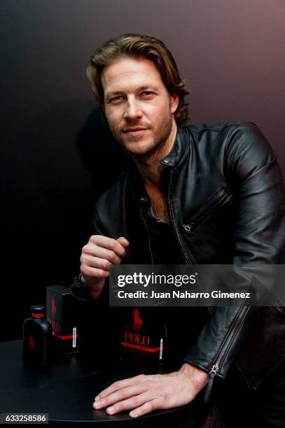 Luke Bracey attends the new Ralph Lauren Frangance presentation at Estudios Cenital on February 1, 2017 in Madrid, Spain.