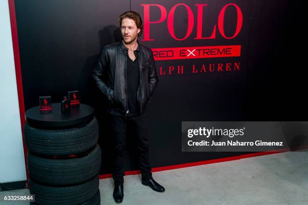 Luke Bracey attends the new Ralph Lauren Frangance presentation at Estudios Cenital on February 1, 2017 in Madrid, Spain.