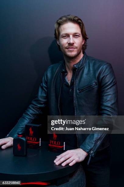 Luke Bracey attends the new Ralph Lauren Frangance presentation at Estudios Cenital on February 1, 2017 in Madrid, Spain.