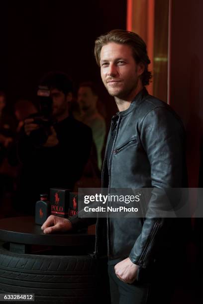 Luke Bracey attends the new Ralph Lauren Frangance presentation at Estudios Cenital on February 1, 2017 in Madrid, Spain.