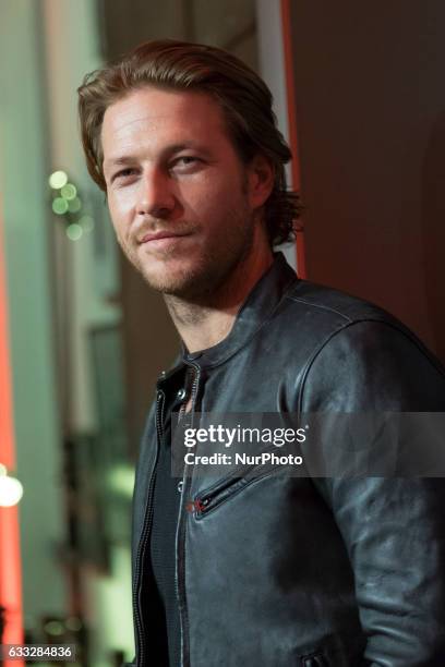 Luke Bracey attends the new Ralph Lauren Frangance presentation at Estudios Cenital on February 1, 2017 in Madrid, Spain.