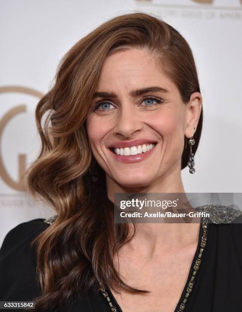 Actress Amanda Peet arrives at the 28th Annual Producers Guild Awards at The Beverly Hilton Hotel on January 28, 2017 in Beverly Hills, California.