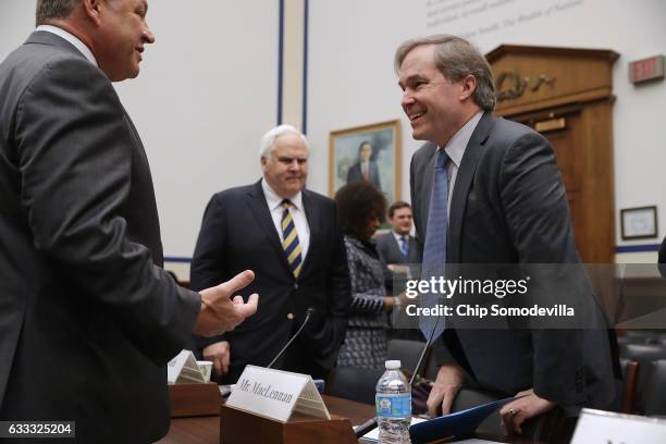 House Transportation and Infrastructure Committee Chairman Bill Shuster , FedEx Corporation Chairman, President and CEO Frederick Smith and Cargill...