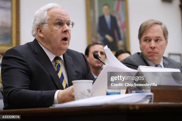 FedEx Corporation Chairman, President and CEO Frederick Smith and Cargill Incorporated Chairman and CEO David MacLennan testify before the House...