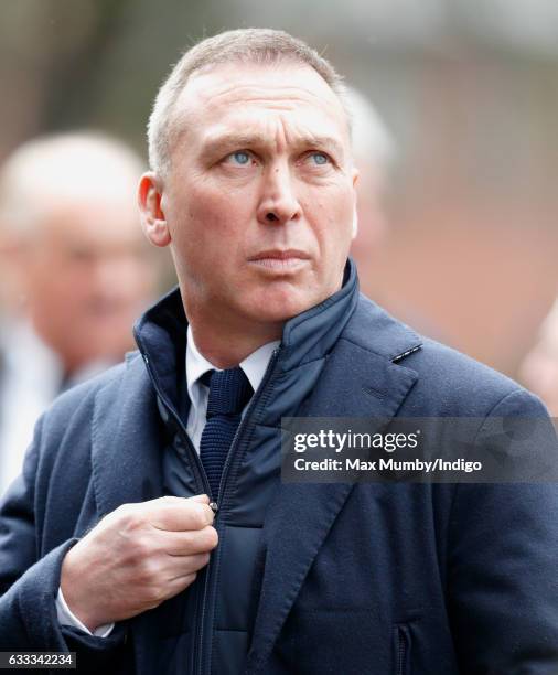 David Platt attends the funeral of former England football manager Graham Taylor at St Mary's Church on February 1, 2017 in Watford, England. Graham...