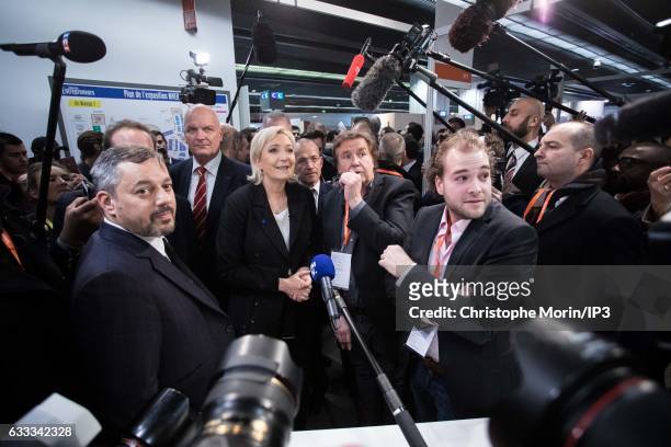 French far right National Front political party leader, member of the European Parliament, and candidate for the 2017 French Presidential Election...