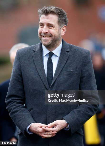 Mark Chapman attends the funeral of former England football manager Graham Taylor at St Mary's Church on February 1, 2017 in Watford, England. Graham...