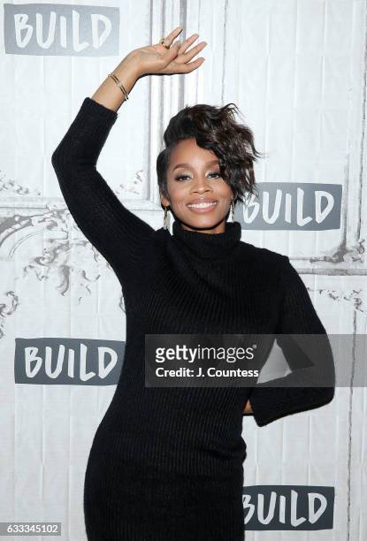 Actress Anika Noni Rose attends Build Series Presents Anika Noni Rose Discussing "The Quad" at Build Studio on February 1, 2017 in New York City.