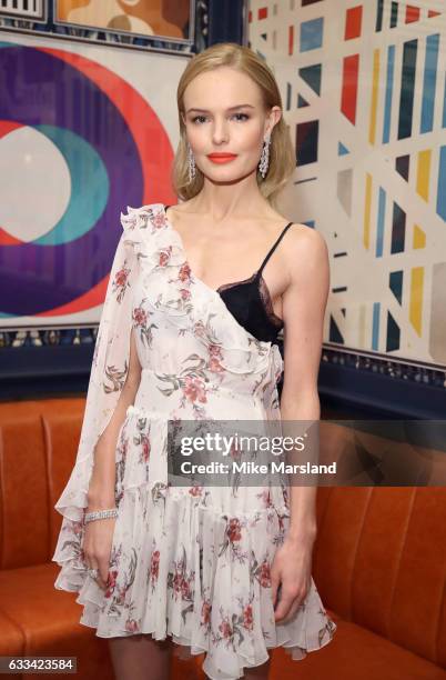 Kate Bosworth attends the InStyle EE Rising Star Party at the Ivy Soho Brasserie on February 1, 2017 in London, England.