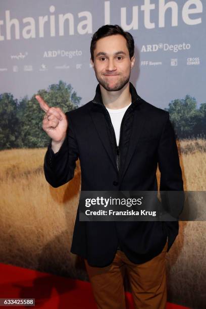 Ludwig Trepte attends the 'Katharina Luther' Premiere at Franzoesische Friedrichstadtkirche in Berlin on February 1, 2017 in Berlin, Germany.