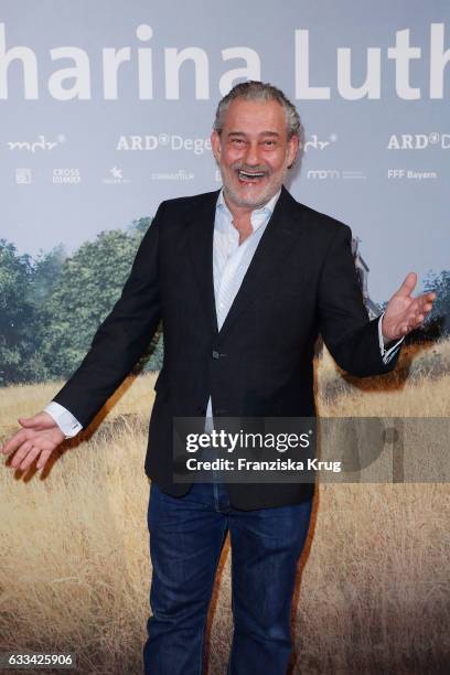 Rolf Kanies attends the 'Katharina Luther' Premiere at Franzoesische Friedrichstadtkirche in Berlin on February 1, 2017 in Berlin, Germany.