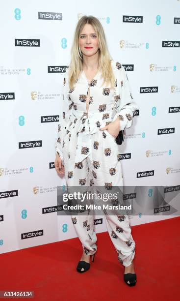 Edith Bowman attends the InStyle EE Rising Star Party at the Ivy Soho Brasserie on February 1, 2017 in London, England.