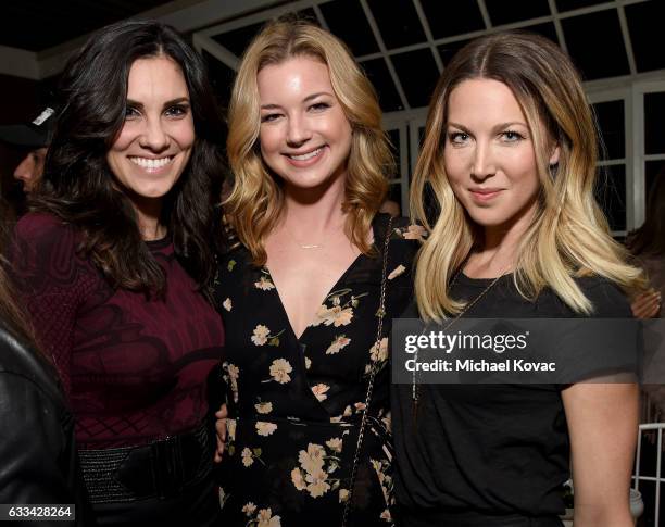 Actresses Daniella Ruah and Emily Van Kamp and guest attend Tyler Ellis Celebrates 5th Anniversary And Launch Of Tyler Ellis x Petra Flannery...