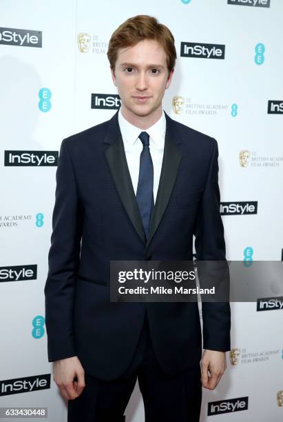 Luke Newberry attends the InStyle EE Rising Star Party at the Ivy Soho Brasserie on February 1, 2017 in London, England.