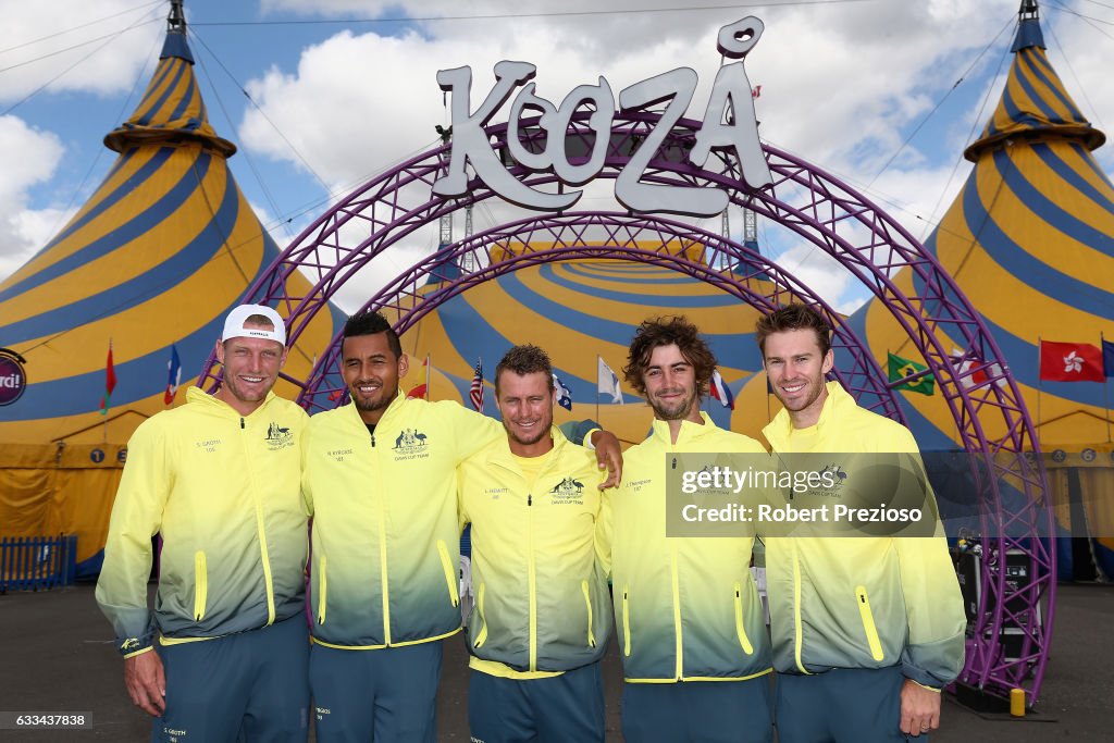 Davis Cup World Group First Round - Australia v Czech Republic: Official Draw