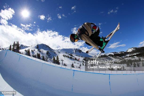 Pavel Chupa of Russia competes in the qualifying round of the FIS Freestyle Ski World Cup 2017 Men's Ski Halfpipe during the Toyota U.S. Grand Prix...