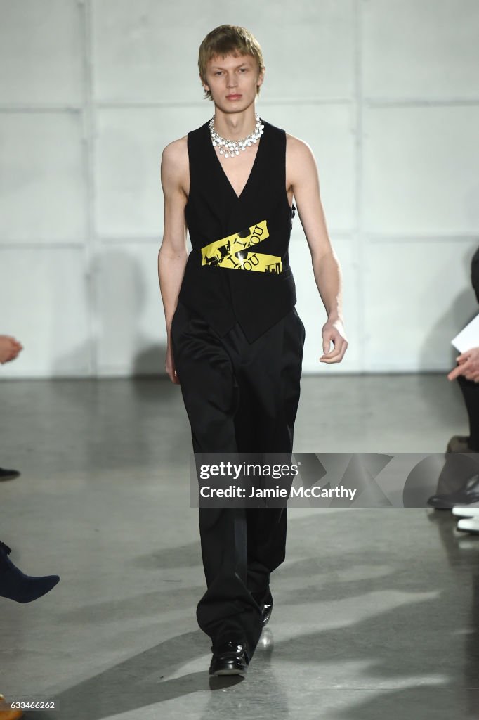 Raf Simons - Runway - NYFW: Men's