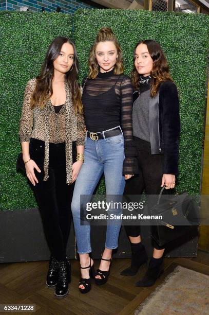 Chloe Bartoli; Miranda Kerr and Marielou Bartoli attend MIRANDA + MOTHER Capsule Launch Benefiting The Royal Hospital For Women at Catch LA on...