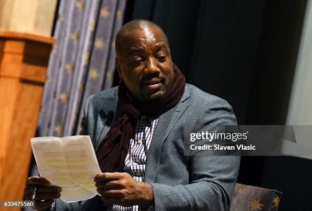 Actor/moderator Malik Yoba attends HBO Documentary screening of "Solitary: Inside Red Onion State Prison" at HBO Theater on February 1, 2017 in New...