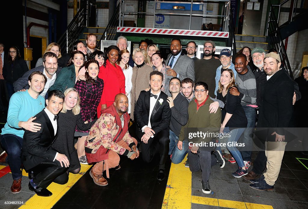 Celebrities Visit Broadway - February 1, 2017