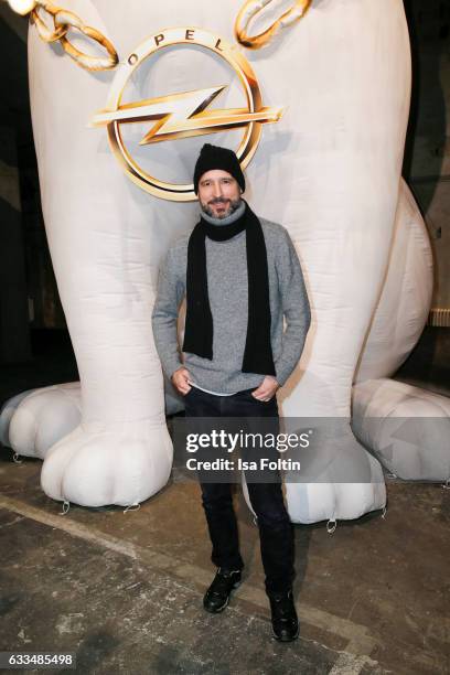 German moderator Andreas Tuerck attends the Presentation of the new Opel Calender 2017 at Kraftwerk Mitte on February 1, 2017 in Berlin, Germany.