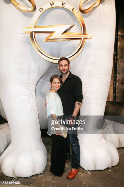 German-brasilian actress Cristina do Rego and her boyfriend german actor Matthias Weidenhoefer attend the Presentation of the new Opel Calender 2017...