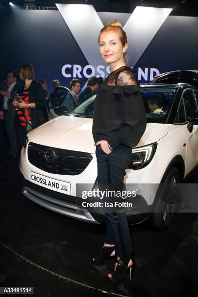 German actress Nadja Uhl attends the Presentation of the new Opel Calender 2017 at Kraftwerk Mitte on February 1, 2017 in Berlin, Germany.