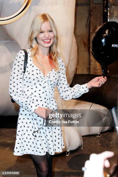 British model Georgia May Jagger attends the Presentation of the new Opel Calender 2017 at Kraftwerk Mitte on February 1, 2017 in Berlin, Germany.