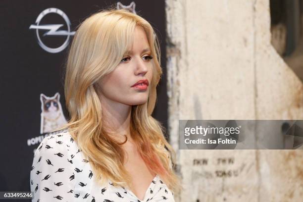 British Model Georgia May Jagger attends the Presentation of the new Opel Calender 2017 at Kraftwerk Mitte on February 1, 2017 in Berlin, Germany.