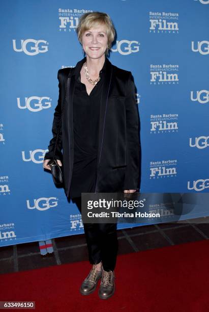 Attends the 32nd Santa Barbara International Film Festival opening night film 'Charged', at Arlington Theater on February 1, 2017 in Santa Barbara,...