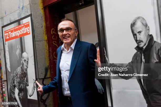 Danny Boyle attends 'T2 Trainspotting' photocall at Via Lactea on February 2, 2017 in Madrid, Spain.