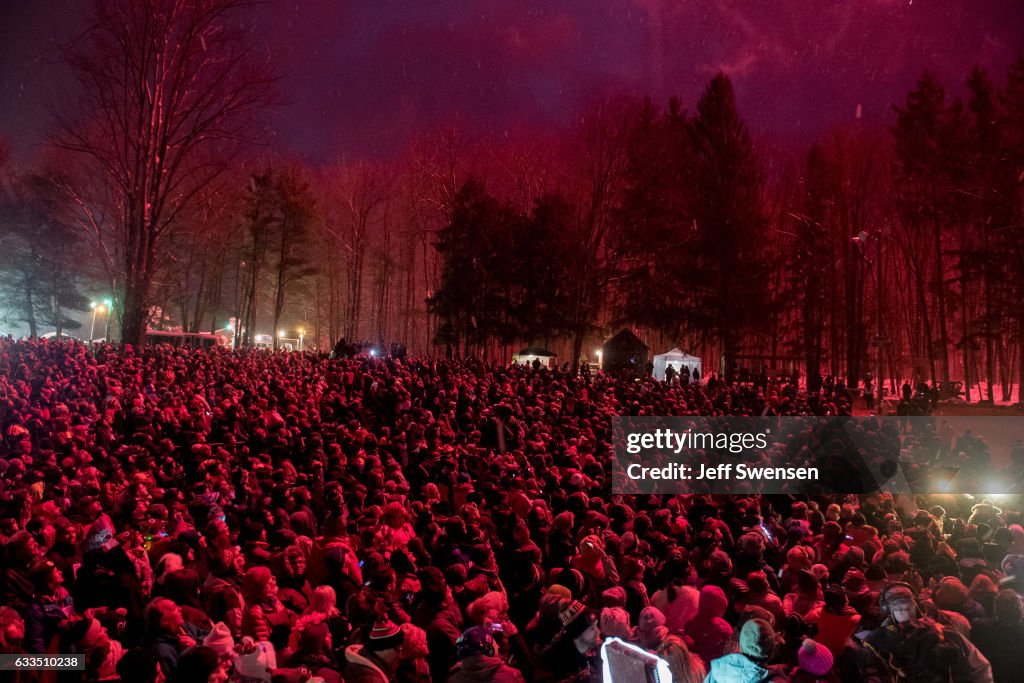 Annual Winter Tradition Of Groundhog Day Celebrated In Punxsutawney, Pennsylvania