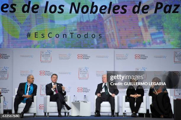 Nobel Peace laureates former Timor-Leste president Jose Ramos-Horta , Colombian President Juan Manuel Santos , former Polish president Lech Walesa ,...