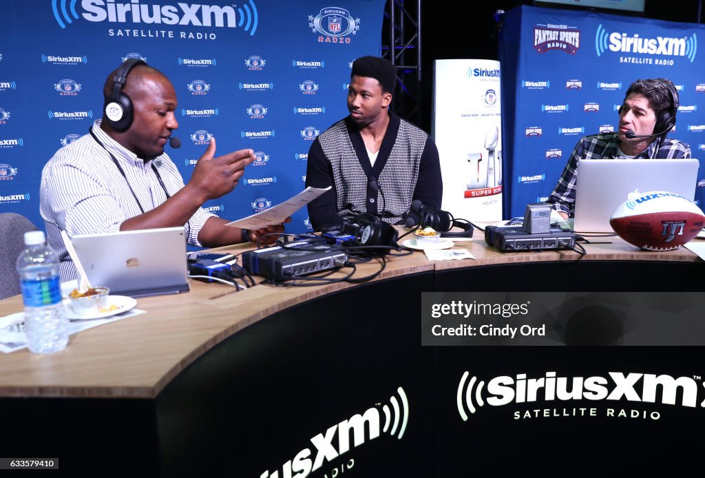 SiriusXM at Super Bowl LI Radio Row
