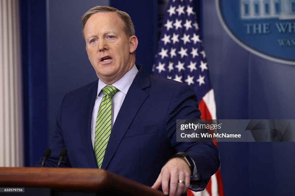 Sean Spicer Holds Daily Press Briefing At The White House