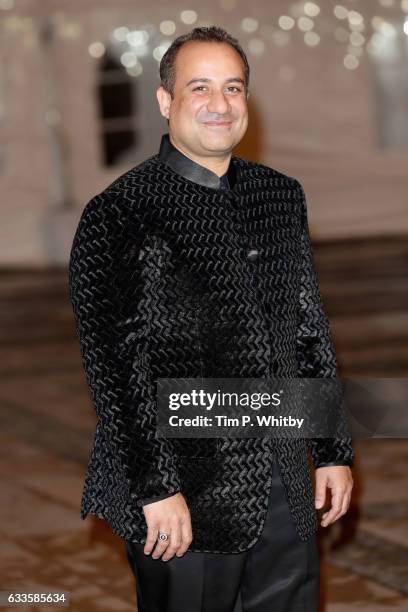 Rahat Fateh Ali Khan attends a reception and dinner for supporters of The British Asian Trust on February 2, 2017 in London, England.